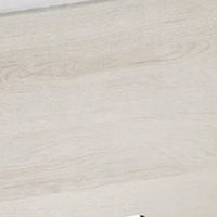 Cuzzy Twin Platform Bed with Panel Headboard, Low Profile White Wood - BM338398
