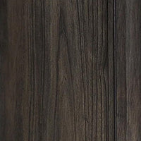 Jeni Nightstand, 3 Drawers, Chrome Metal Handles, Rustic Dark Gray - BM338440