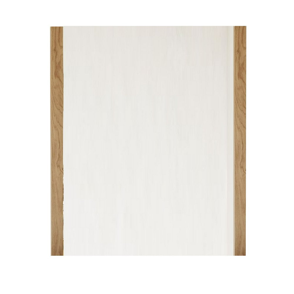 Noe Ruby Dresser Mirror, Natural Brown Oak Veneer, Rectangular 34 x 40 -BM338537