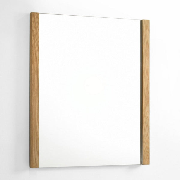 Noe Ruby Dresser Mirror, Natural Brown Oak Veneer, Rectangular 34 x 40 -BM338537