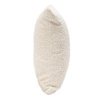 Wily Accent Pillow Set of 2, 16 Inch Square, Bone White Boucle Fabric - BM338793