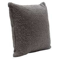 Wily Accent Pillow Set of 2, 16 Inch Square, Charcoal Black Boucle - BM338794