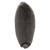 Wily Accent Pillow Set of 2, 16 Inch Square, Charcoal Black Boucle - BM338794