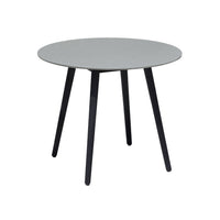 Kilo Outdoor Dining Table, 36 Inch Round Gray Superstone Top - BM338902