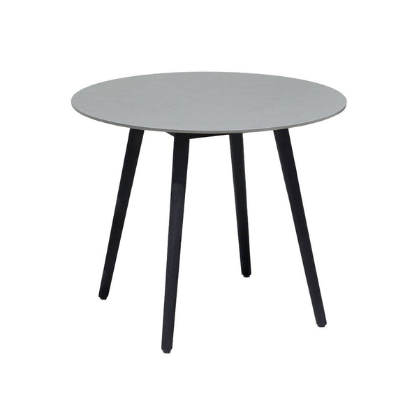 Kilo Outdoor Dining Table, 36 Inch Round Gray Superstone Top - BM338902