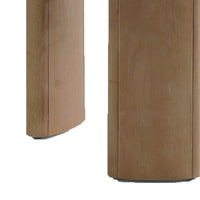 Timore End Table, Round 20 Inch Oak Brown Wood Top, Plinth Base - BM339203
