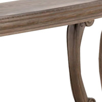 Olane Sofa Table, Weathered Oak Brown Wood, Rustic Farmhouse 54 Inch - BM339211