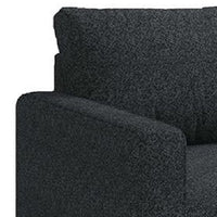 Remy Accent Sofa Chair, Black Boucle Seat with Metallic Undertone, Gold Legs - BM339216