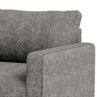 Remy Accent Sofa Chair, Charcoal Gray Boucle Fabric, Bench-Style Seating - BM339218
