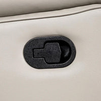 Lenne Manual Recliner Chair, Taupe Leather Match, Padded Arms - BM339224