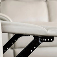 Lenne Manual Recliner Chair, Taupe Leather Match, Padded Arms - BM339224