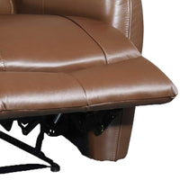 Teren Power Recliner Chair, Rich Caramel Brown Leather Match, Foam - BM339229