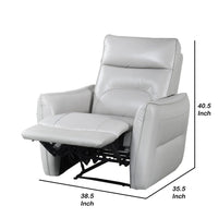 Teren Power Recliner Chair, Rich Taupe Leather Match, Foam - BM339230