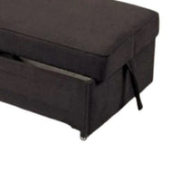 Bernie Modular Convertible Chair Futon, Gray, Multiple Configurations, 2 Pillows - BM339232