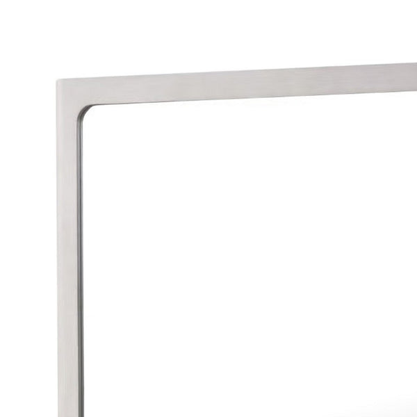 Thorne Dresser Mirror, 40 Inch White Oak Rubberwood, Beveled Edge - BM339242