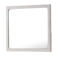 Thorne Dresser Mirror, 40 Inch White Oak Rubberwood, Beveled Edge - BM339242