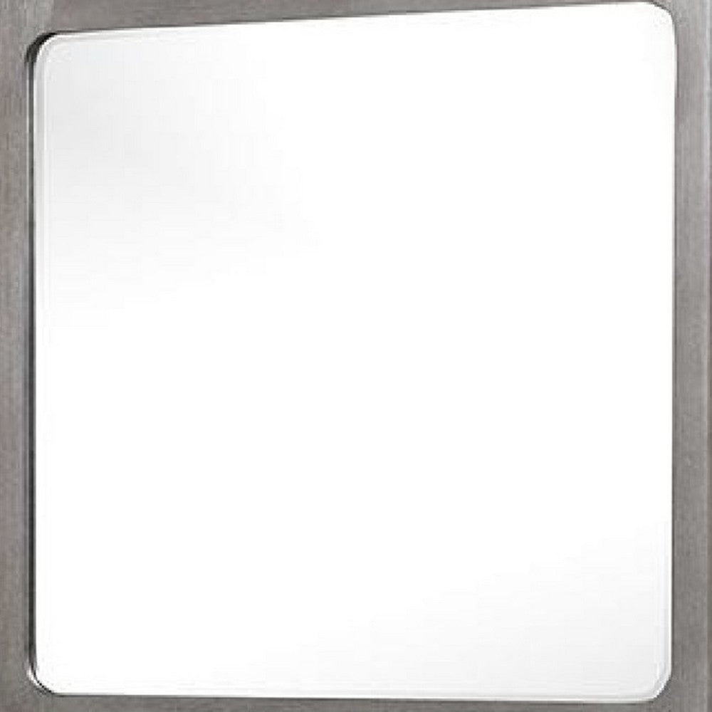 Thorne Dresser Mirror, Warm Gray Rubberwood, Beveled Edge, 40 Inch - BM339244