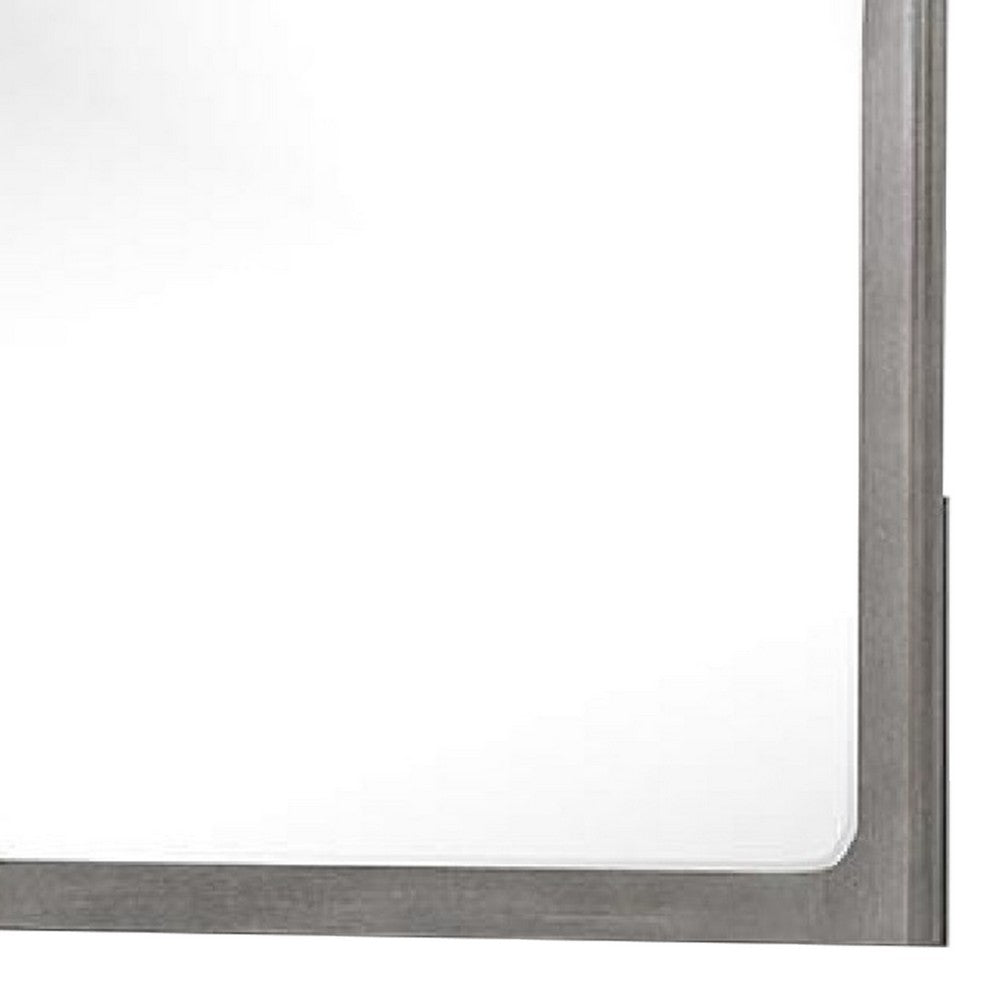 Thorne Dresser Mirror, Warm Gray Rubberwood, Beveled Edge, 40 Inch - BM339244