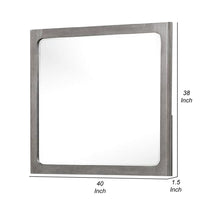 Thorne Dresser Mirror, Warm Gray Rubberwood, Beveled Edge, 40 Inch - BM339244