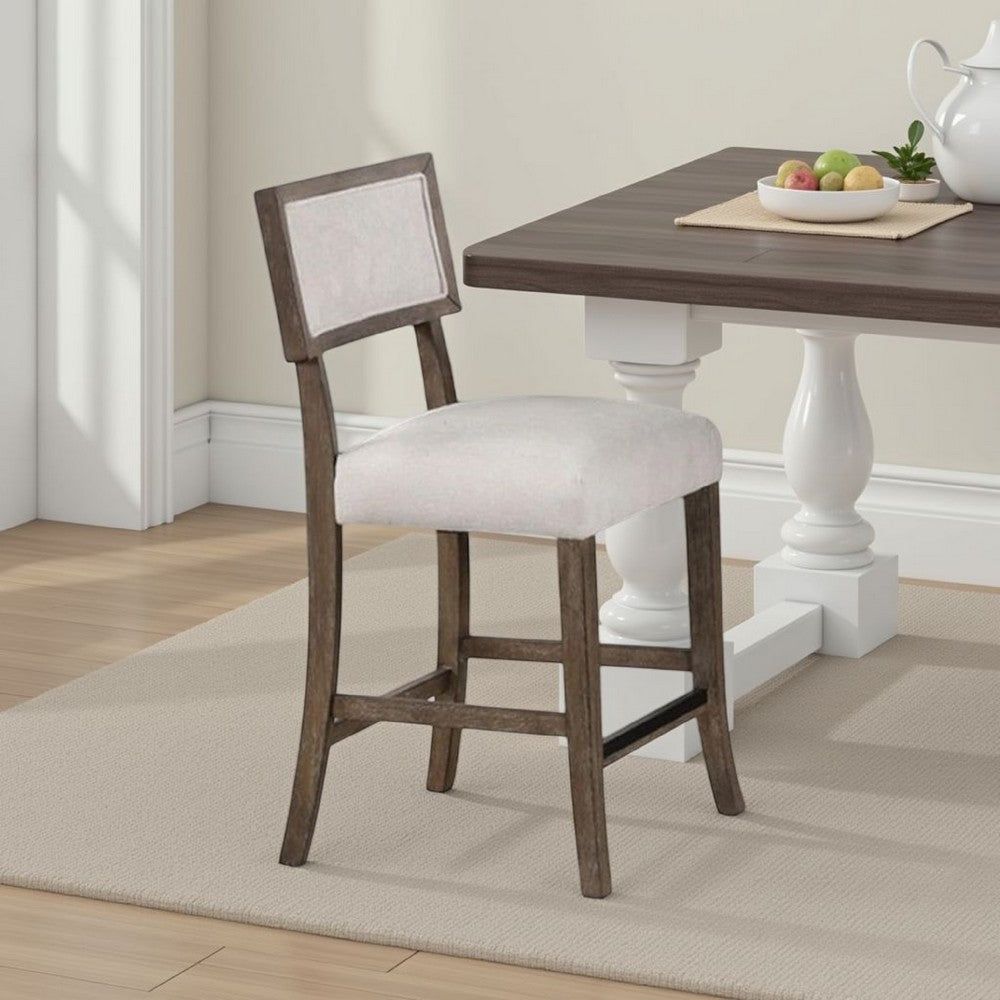 Asten Side Dining Chair Set of 2, Curved Back, Dark Walnut Brown, Gray Seat - BM339267