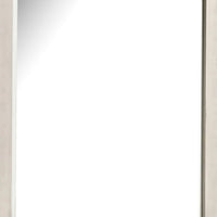 Hyao Dresser Mirror, White Wash Veneer, 38 Inch Square Frame - BM339310