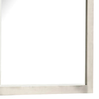 Hyao Dresser Mirror, White Wash Veneer, 38 Inch Square Frame - BM339310