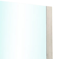Nomi Dresser Mirror, 44 Inch White Wash Rectangular Wood Frame - BM339314