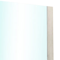 Nomi Dresser Mirror, 44 Inch White Wash Rectangular Wood Frame - BM339314
