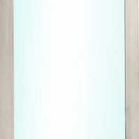 Nomi Dresser Mirror, 44 Inch White Wash Rectangular Wood Frame - BM339314