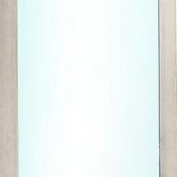 Nomi Dresser Mirror, 44 Inch White Wash Rectangular Wood Frame - BM339314