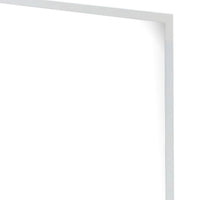 Suni Dresser Mirror, 40 Inch, Sleek Light Taupe Wood, Frameless Design - BM339326