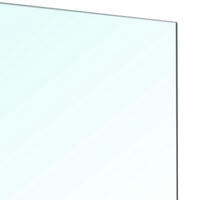 Suni Dresser Mirror, 40 Inch, Sleek Piano Black Wood, Frameless Design - BM339330