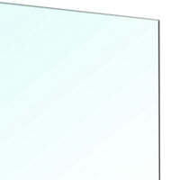 Suni Dresser Mirror, 40 Inch, Sleek Piano Black Wood, Frameless Design - BM339330