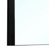 Suni Dresser Mirror, 40 Inch, Sleek Piano Black Wood, Frameless Design - BM339330