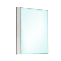 Suni Dresser Mirror, 40 Inch, Sleek White Wood, Frameless Design - BM339334