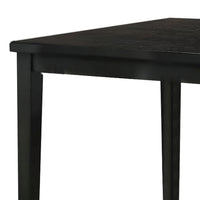 Heni Counter Height Table, 48 Inch Rectangular Top, Dark Walnut Brown - BM339353