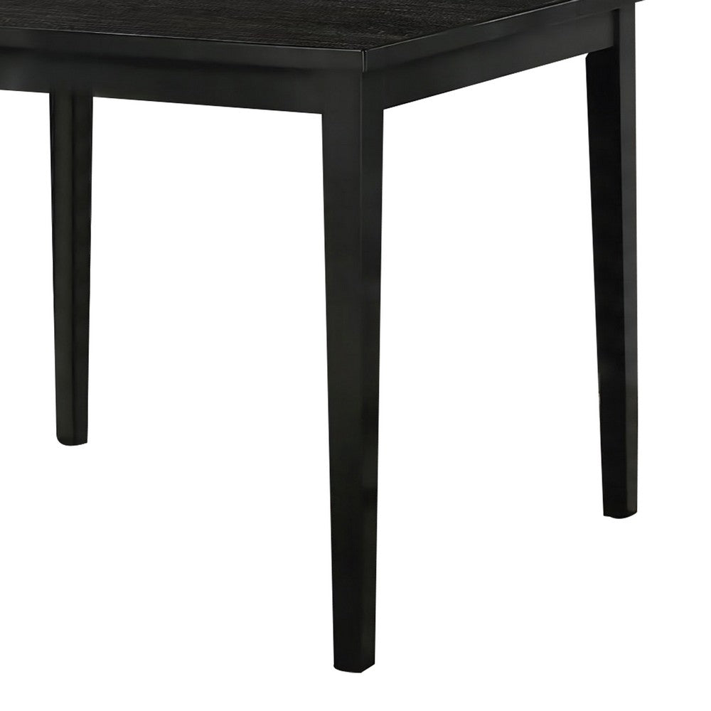 Heni Counter Height Table, 48 Inch Rectangular Top, Dark Walnut Brown - BM339353