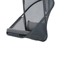 Cery Outdoor Hanging Swing Chair, Cushioned Dark Gray Mesh - BM339400