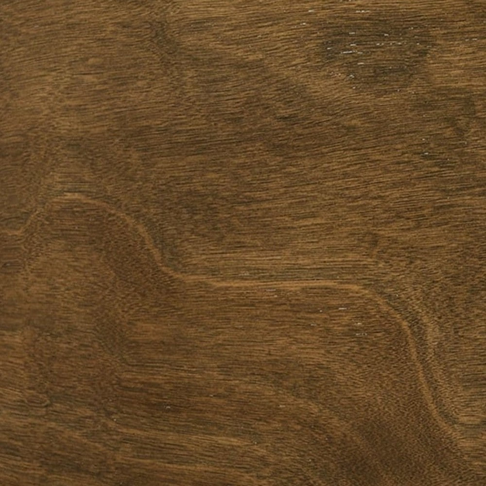 Rouk Dresser Mirror, Walnut Brown Solid Wood, Rectangular 45 Inch Frame - BM339408