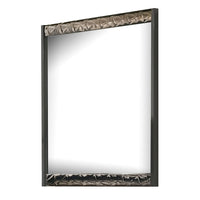 Zara 36x40 Dresser Mirror, Rectangular, Chrome Geo Molding, Ash Gray - BM339420
