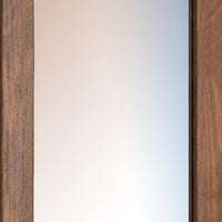 Stav Dresser Mirror, Rectangular Frame, Mahogany Brazilian Pine Wood - BM339423