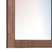 Stav Dresser Mirror, Rectangular Frame, Mahogany Brazilian Pine Wood - BM339423