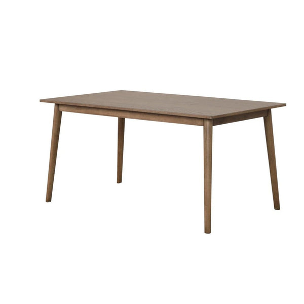 Baylee Rectangular Dining Table, Straight Legs, 60 Inch Walnut Wood - BM339473