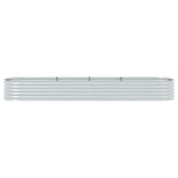 Bery Outdoor Veg Garden Raised Bed, Galvanized Steel, 158 Inch - BM339662