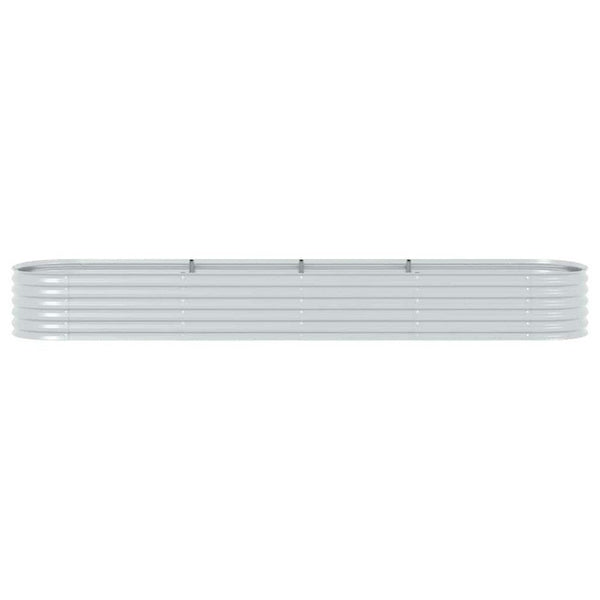 Bery Outdoor Veg Garden Raised Bed, Galvanized Steel, 158 Inch - BM339662