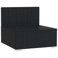 Sify Outdoor Garden Modular Middle Sofa Chair, Aqua Blue, 28 Inch Black - BM339679