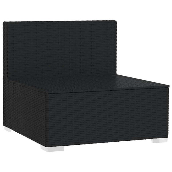Sify Outdoor Garden Modular Middle Sofa Chair, Aqua Blue, 28 Inch Black - BM339679