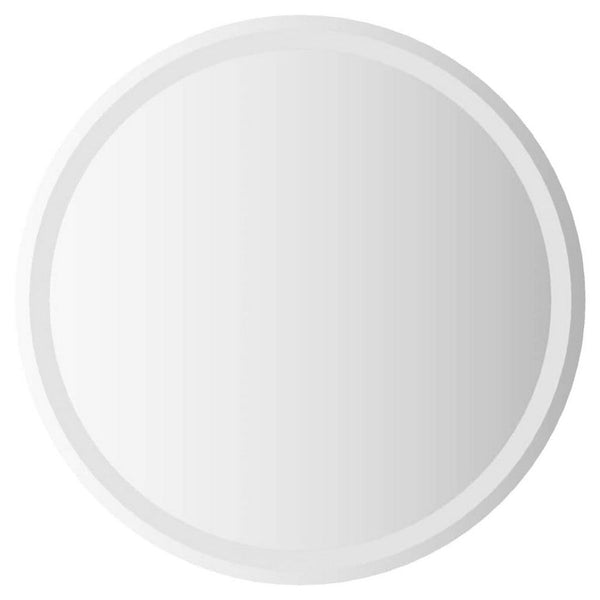 Mio Round Bathroom Wall Mirror, 28 Inch, Built In LED w USB Plug - BM339685