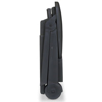 Reny Outdoor Foldable Sun Lounger, Adjustable Back, Black - BM339696