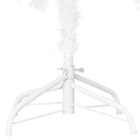 Zeny 48 Inch Faux Christmas Tree, Snowy White Design, Sturdy Steel Base - BM339704